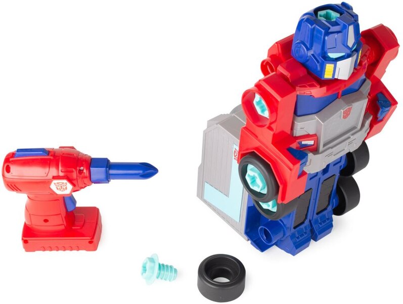 Image Of Tomy Transformers Build A Buddy Optimus Prime.  (4 of 7)
